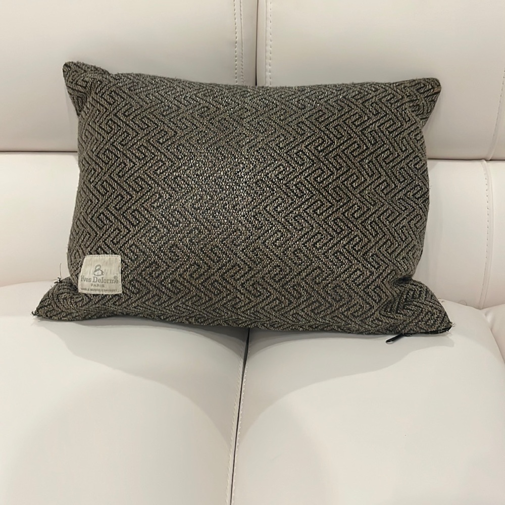 Yves Delorme Macassar Small Accent Pillow Brown